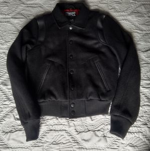 Straight Chill Black Bomber Jacket - Women's